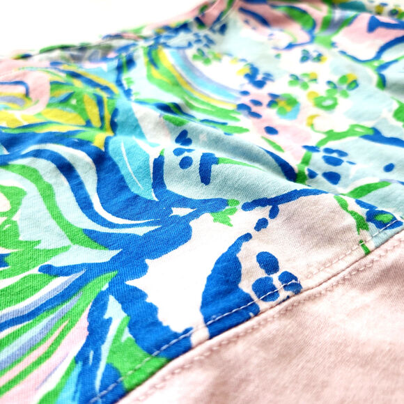 Lilly Pulitzer Girls Pink Long Sleeve Finn Top Size M 6-7 - Picture 4 of 8